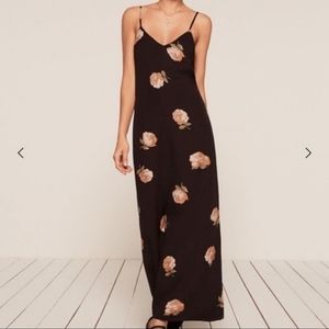 Reformation Black Daisey Maxi Dress